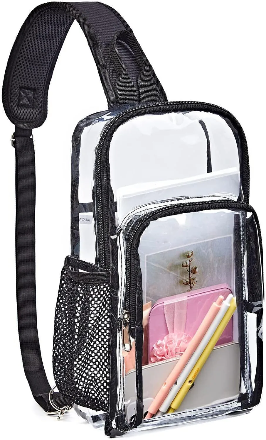 Women's Waterproof Crossbody Purses Crossbody Bags with Adjustable Guitar Strap Lightweight Backpack