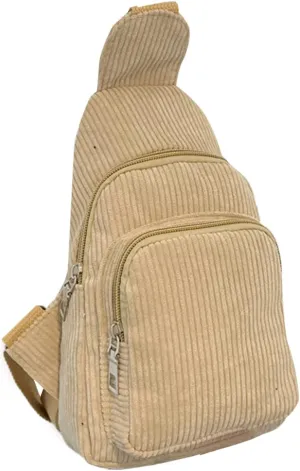 Women's Waterproof Crossbody Purses Stadium Approved with Front Pocket for Concerts Mens Work Backpack(Khaki)