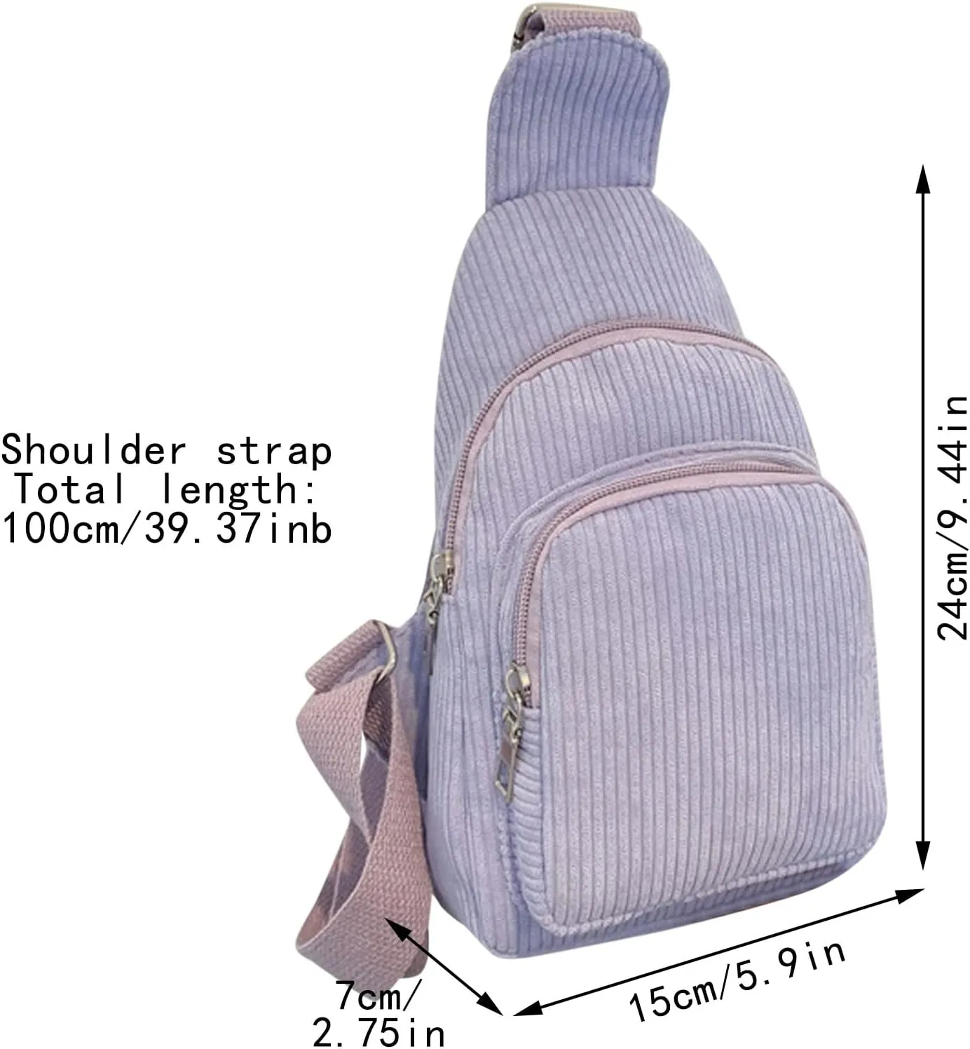 Women's Waterproof Crossbody Purses Stadium Approved with Front Pocket for Concerts Mens Work Backpack(Khaki)